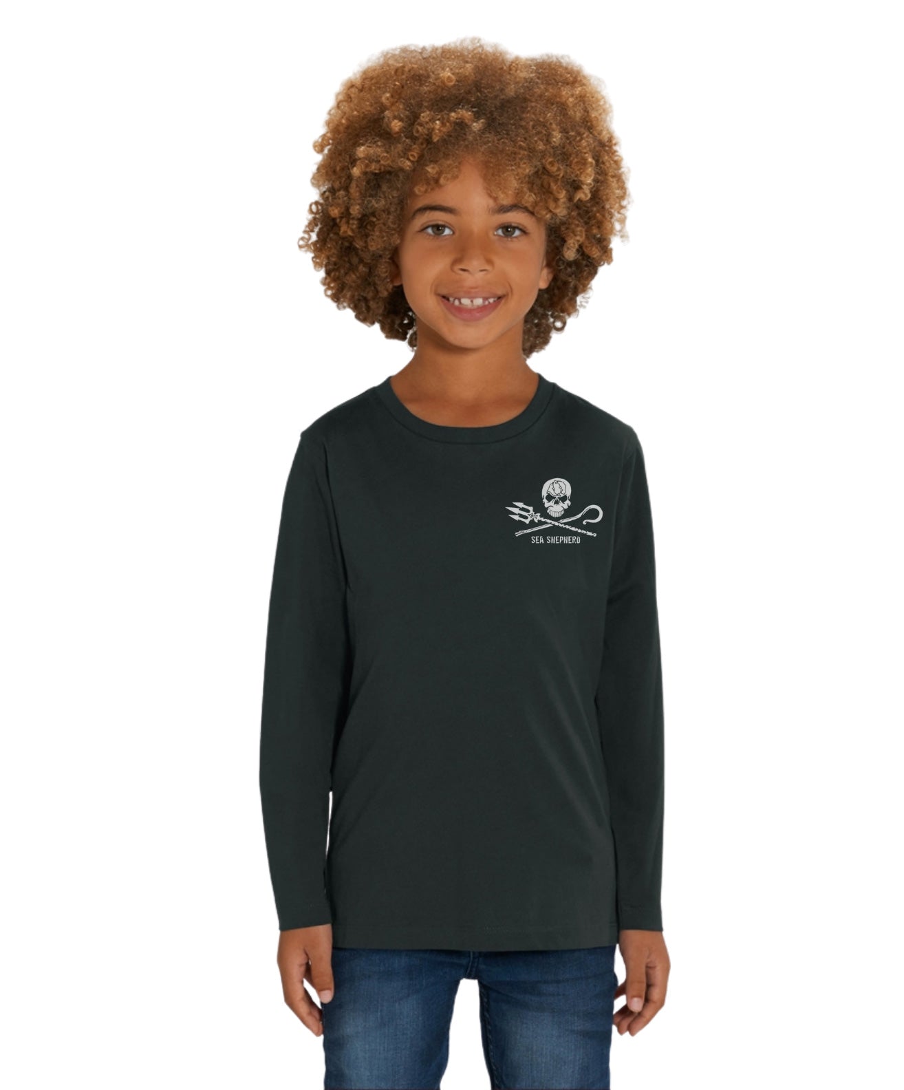 T-shirt Kids Jolly Roger Manches longues