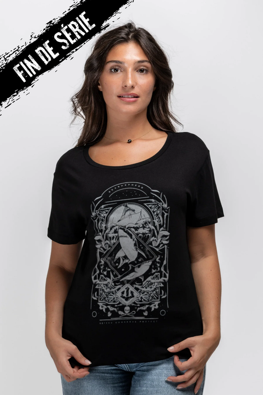 T-shirt Femme Stay Close Requins