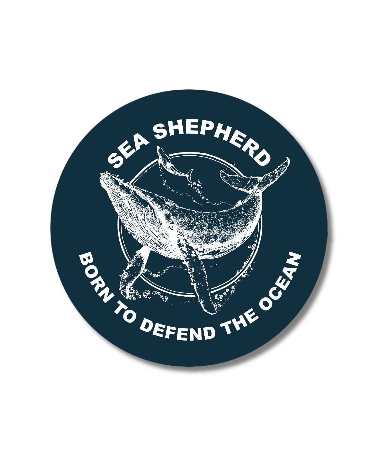 Autocollant Baleine Defend