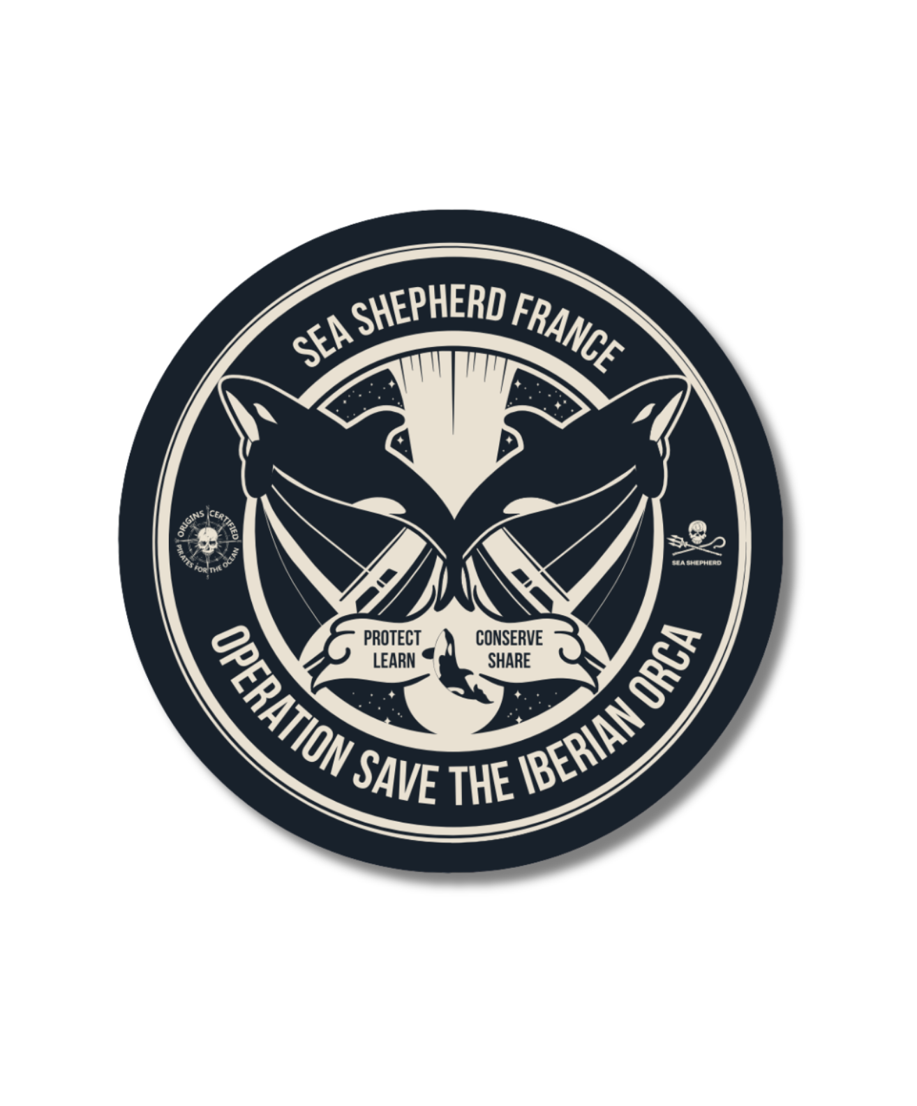 Autocollant Opération Save The Iberian Orca