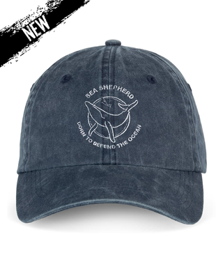 Casquette brodée Baleine Defend