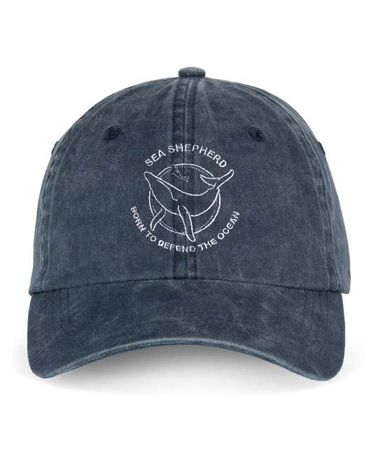 Casquette brodée Baleine Defend