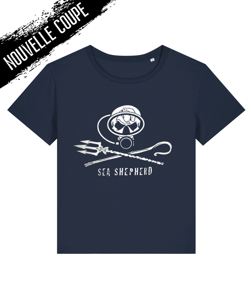 Tee shirt fashion sea shepherd femme