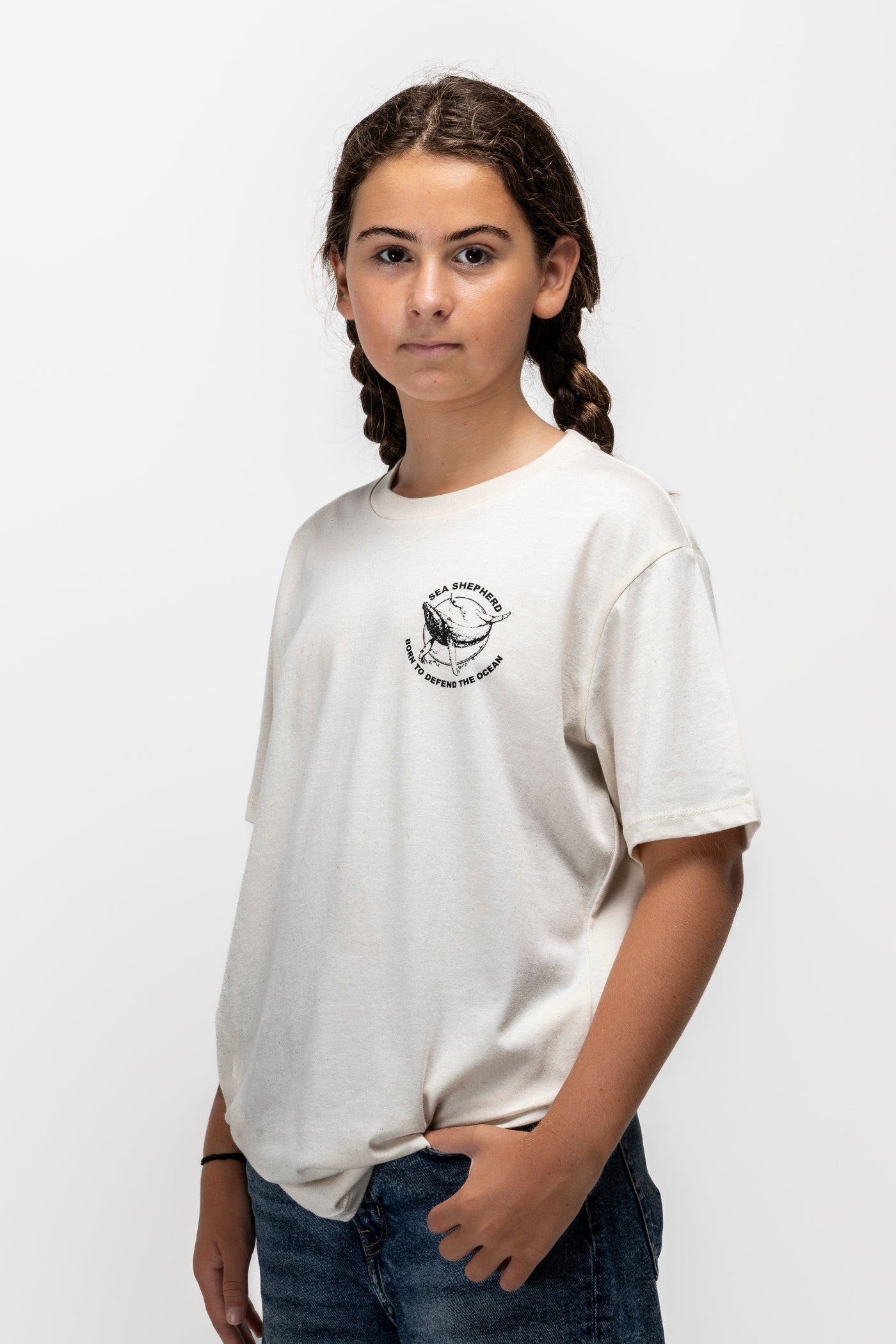 T-shirt Kids Baleine Defend