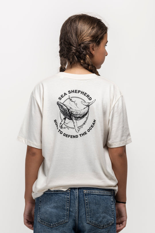 T-shirt Kids Baleine Defend