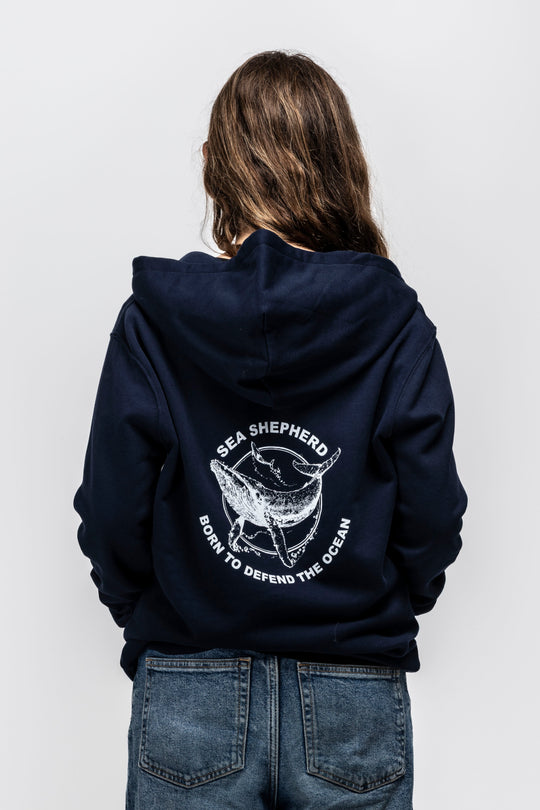 Sweat Zippé Baleine Defend Kids