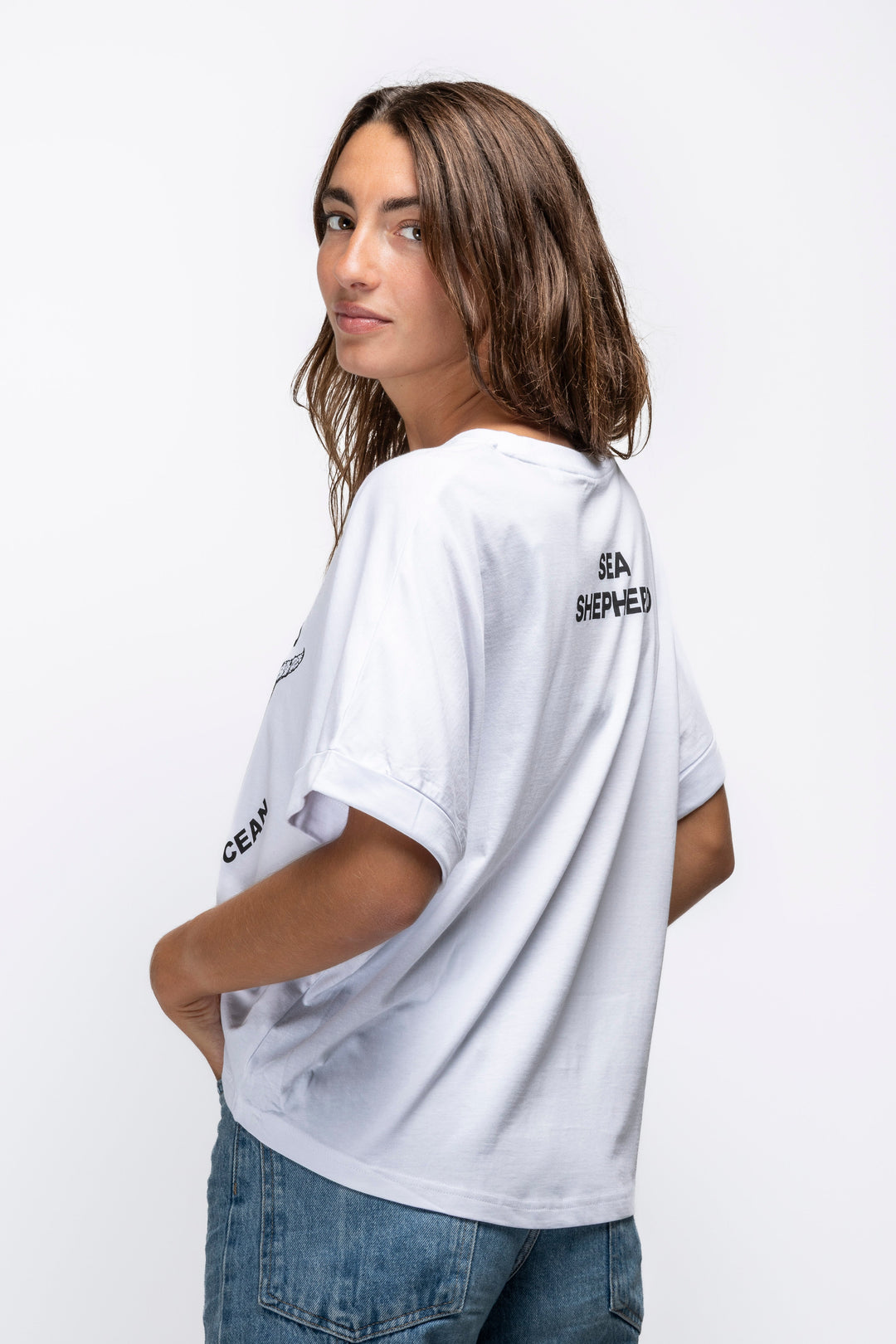 T-shirt Femme Baleine Defend