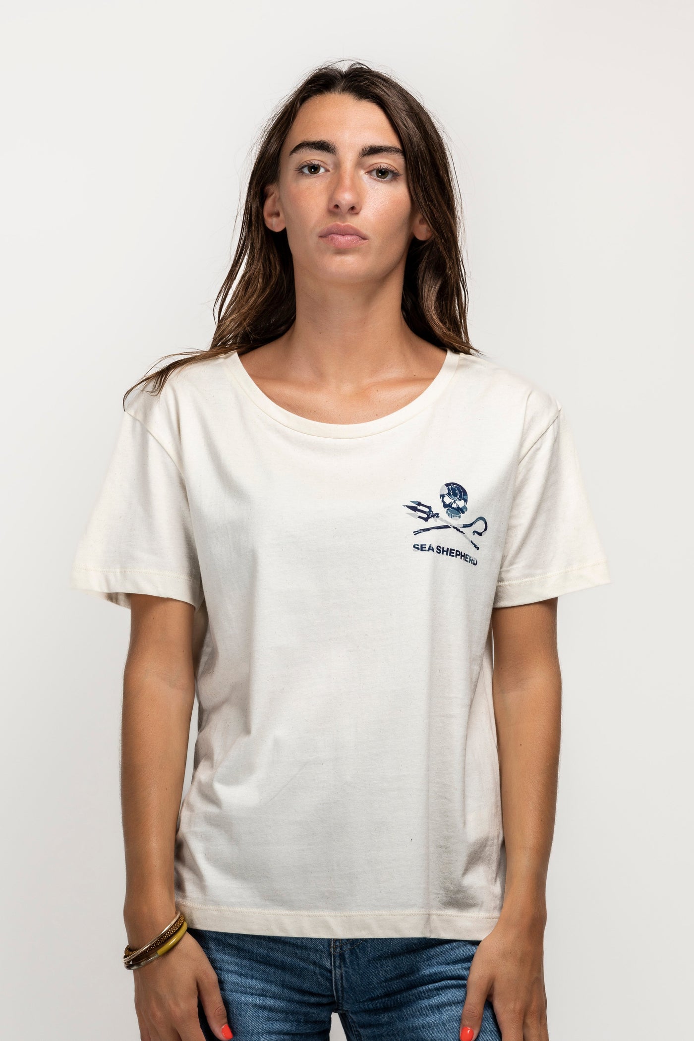 Women's T-shirt Jolly Roger Ocean