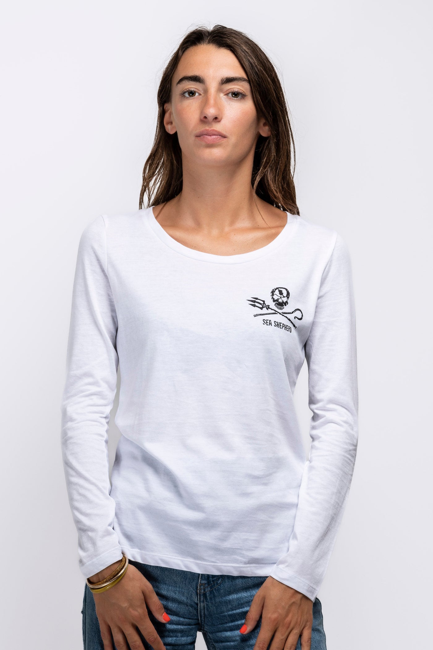 T-shirt Femme Manches Longues Jolly Roger
