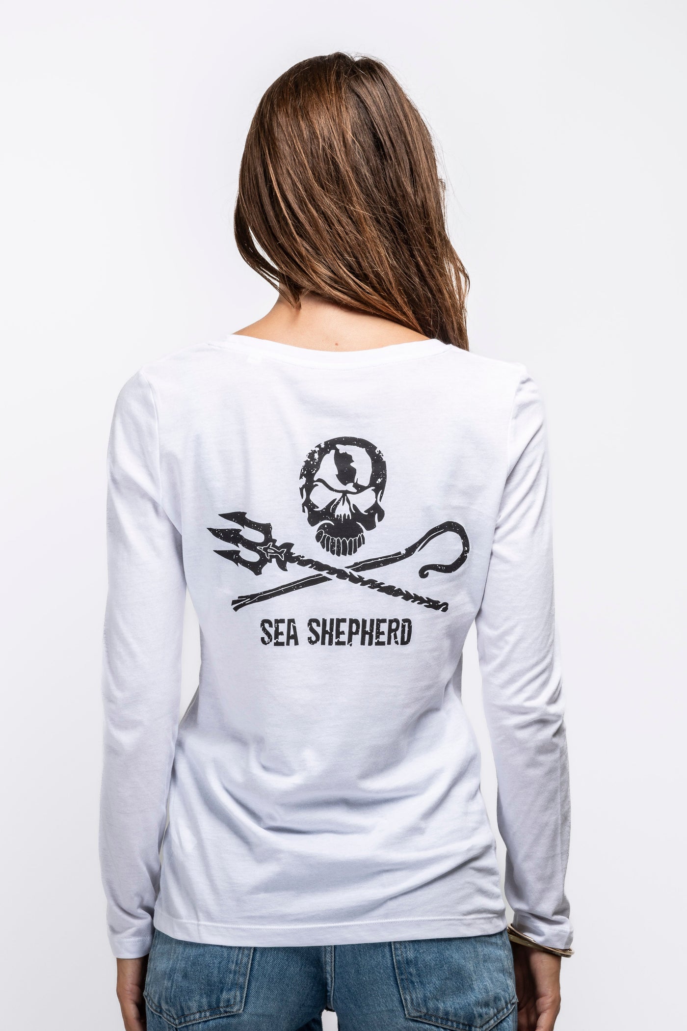 T-shirt Femme Manches Longues Jolly Roger