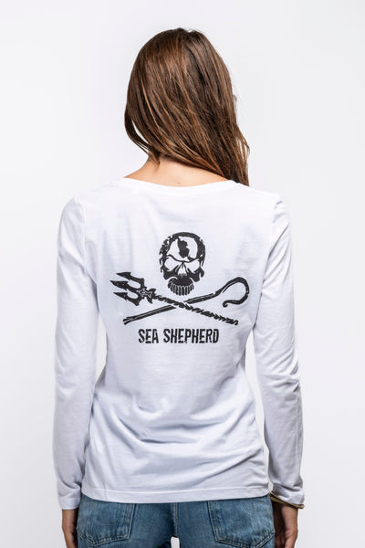 T-shirt Femme Manches Longues Jolly Roger