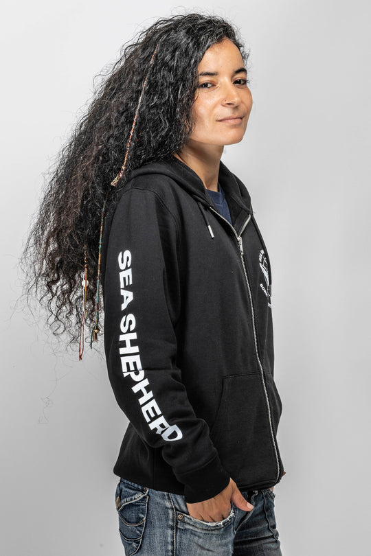 Sweat Zippé Unisexe Baleine Defend