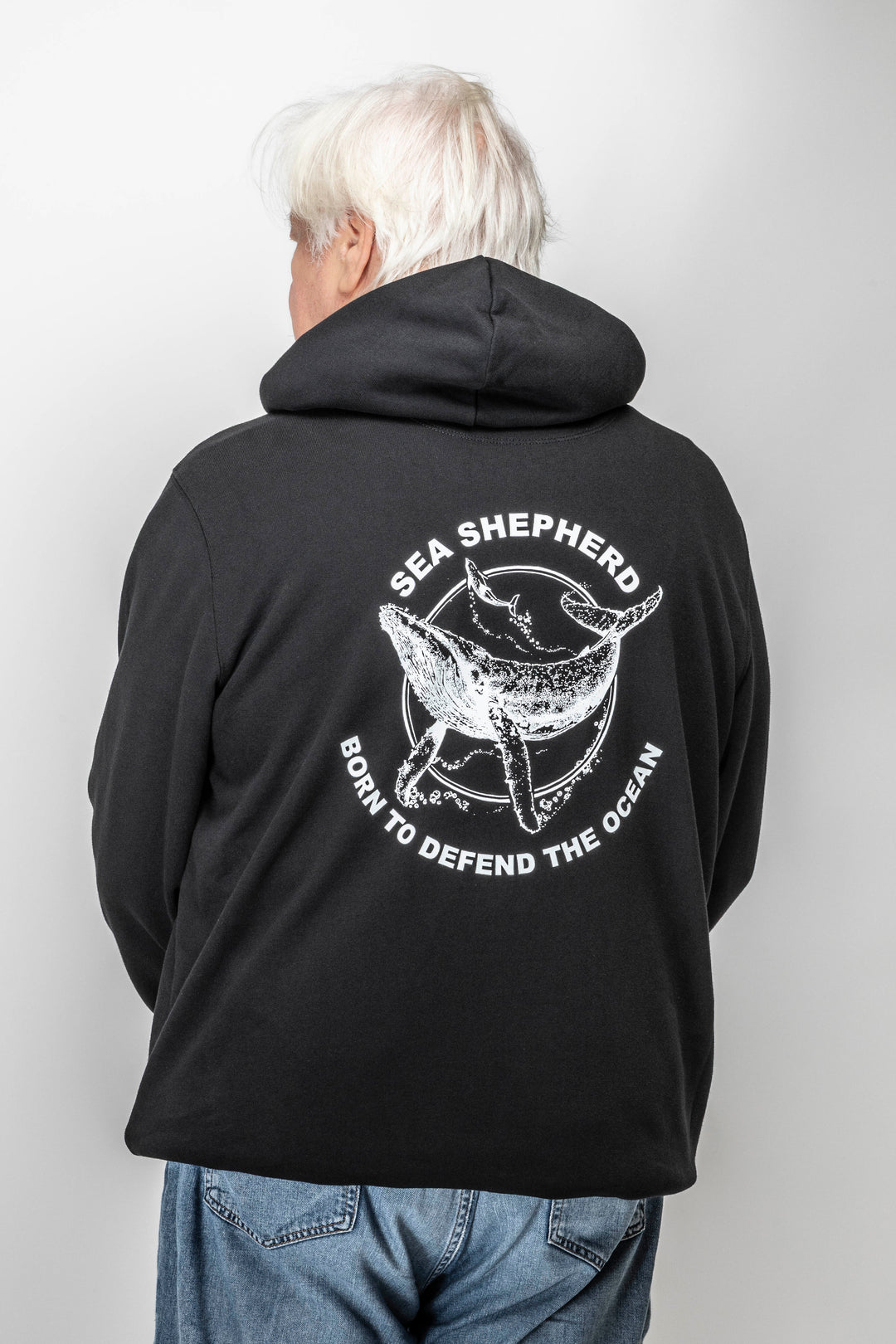 Sweat Zippé Unisexe Baleine Defend