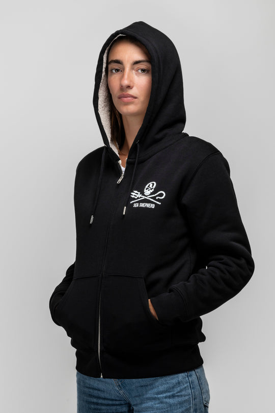 Sweat Sherpa Zippé Unisexe Jolly Roger