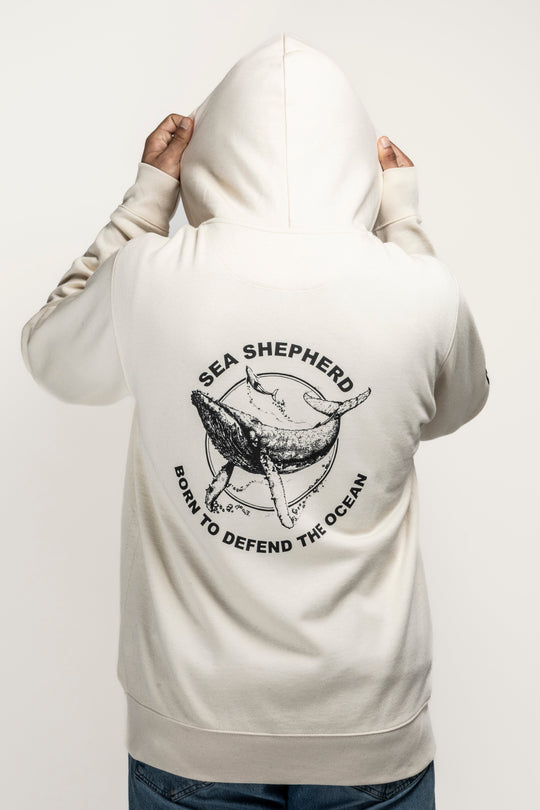 Sweat Zippé Unisexe Baleine Defend