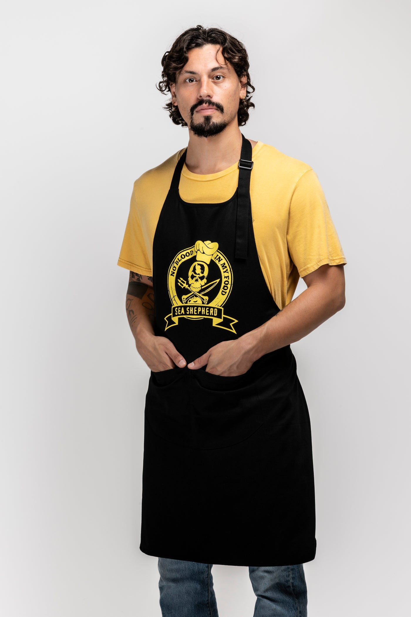 Tablier unisexe No Blood In My Food