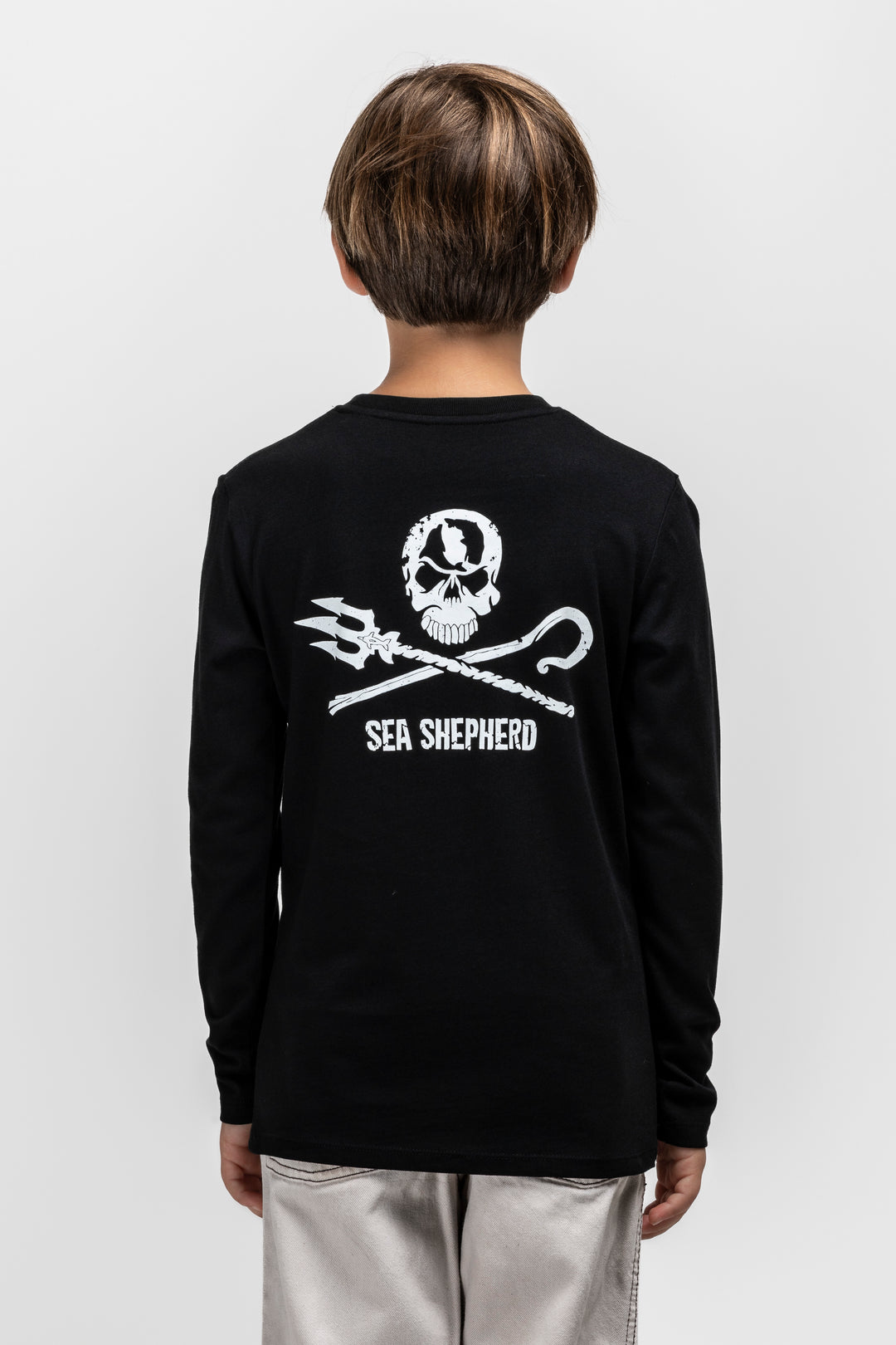 T-shirt Kids Jolly Roger Manches longues