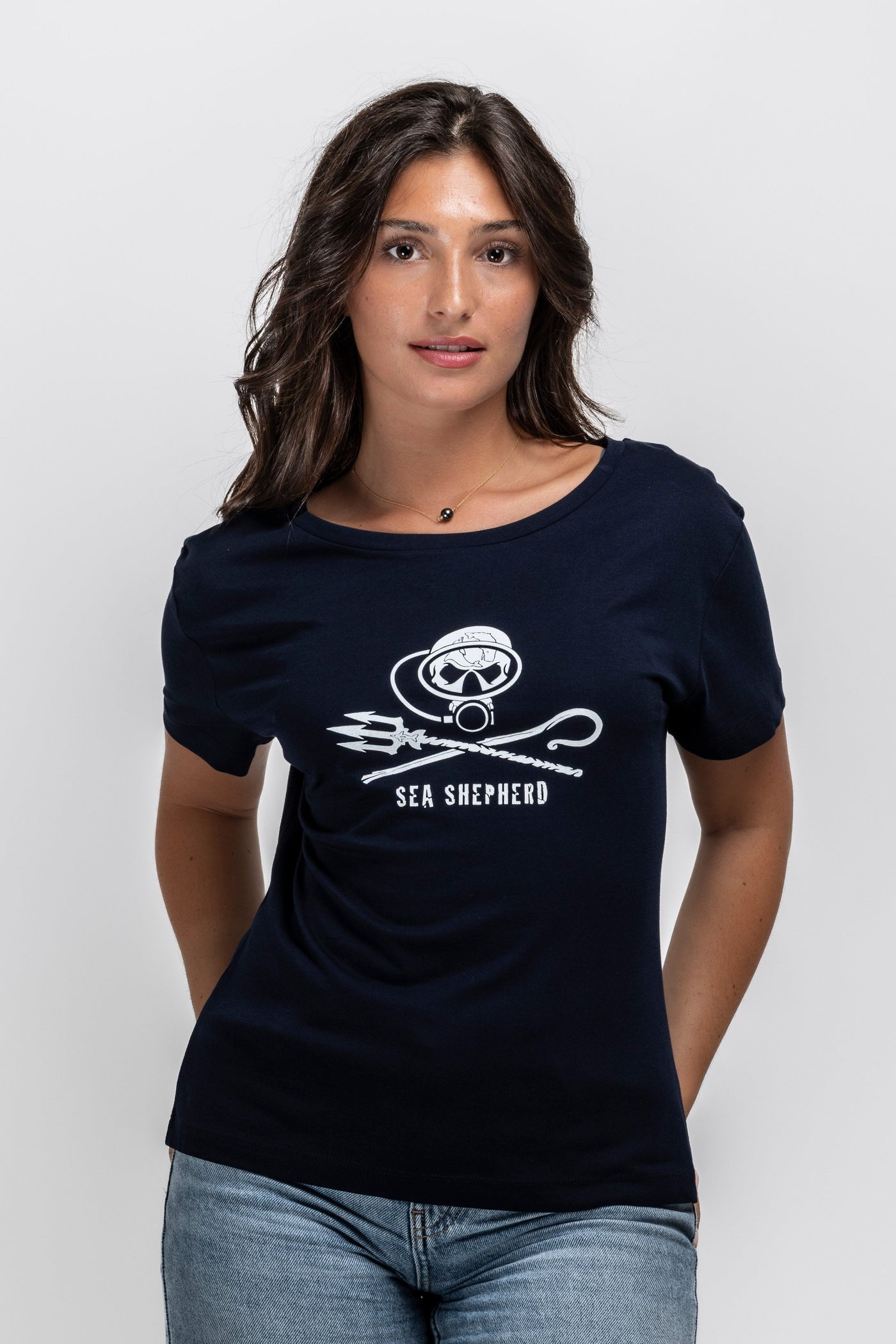 Women's Dive Navy T-shirt