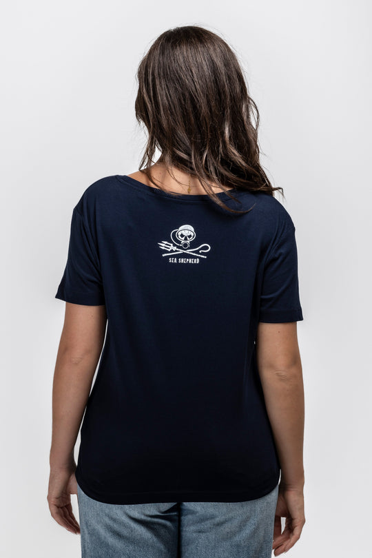 Women's Dive Navy T-shirt