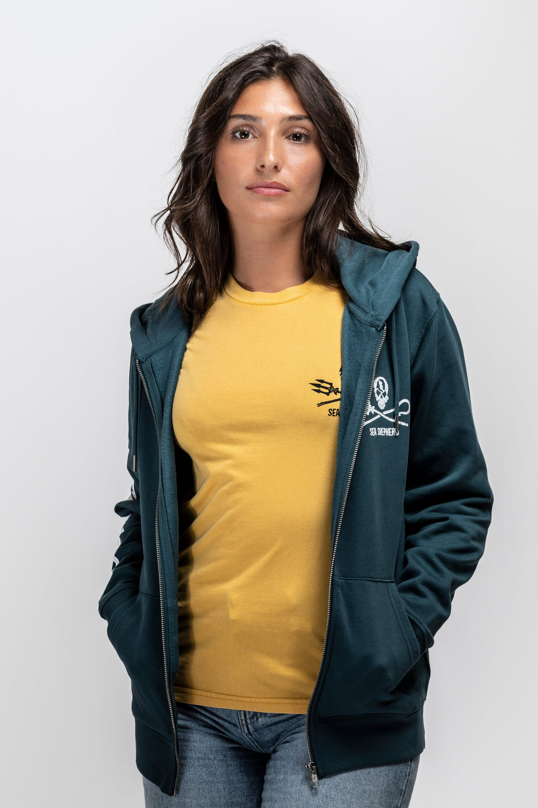 Sweat Zippé unisexe Jolly Roger