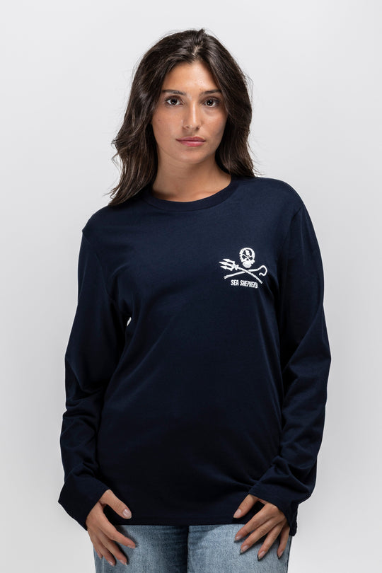 T-Shirt Unisexe Manches Longues Jolly Roger