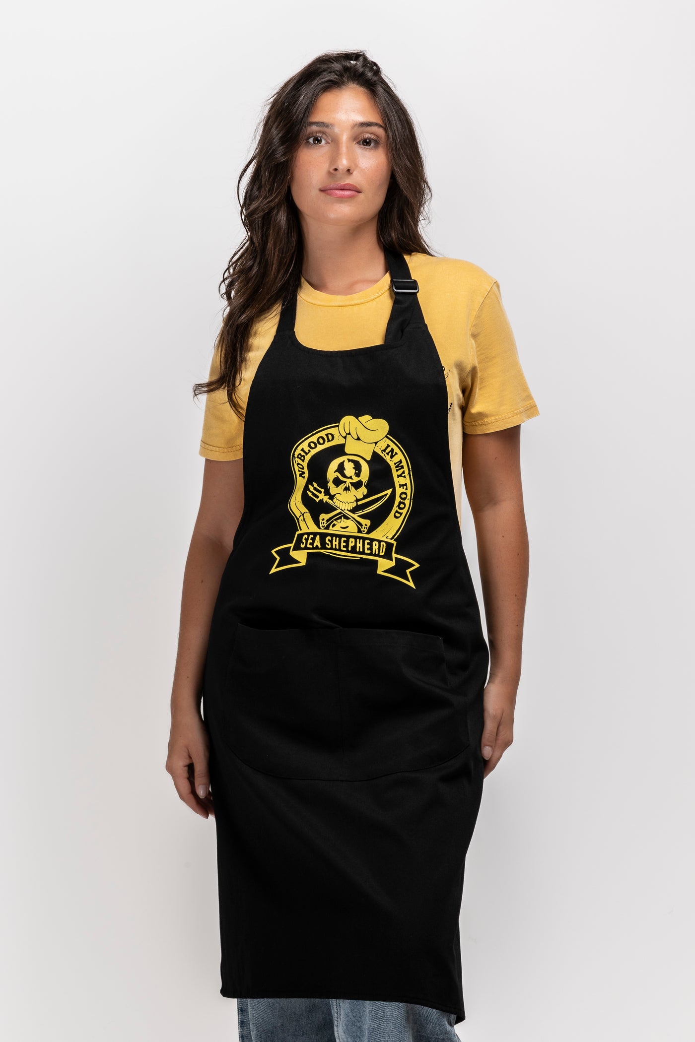 Tablier unisexe No Blood In My Food