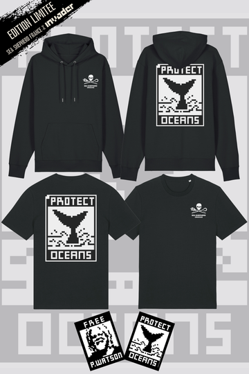 Lot Protect Oceans x Invader