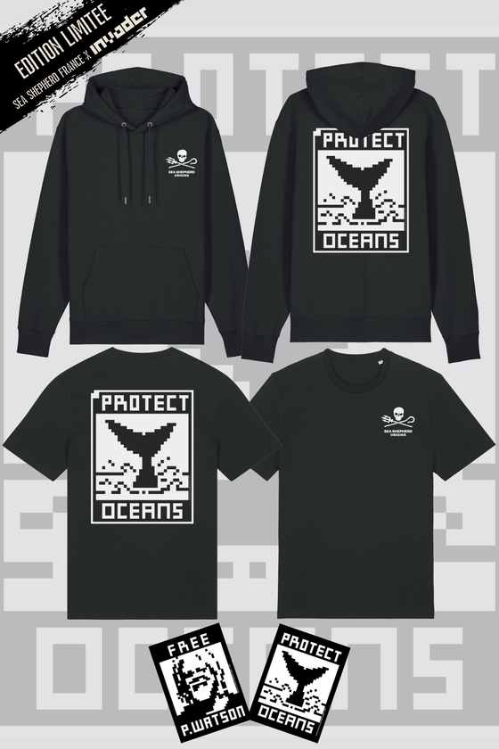 Lot Protect Oceans x Invader