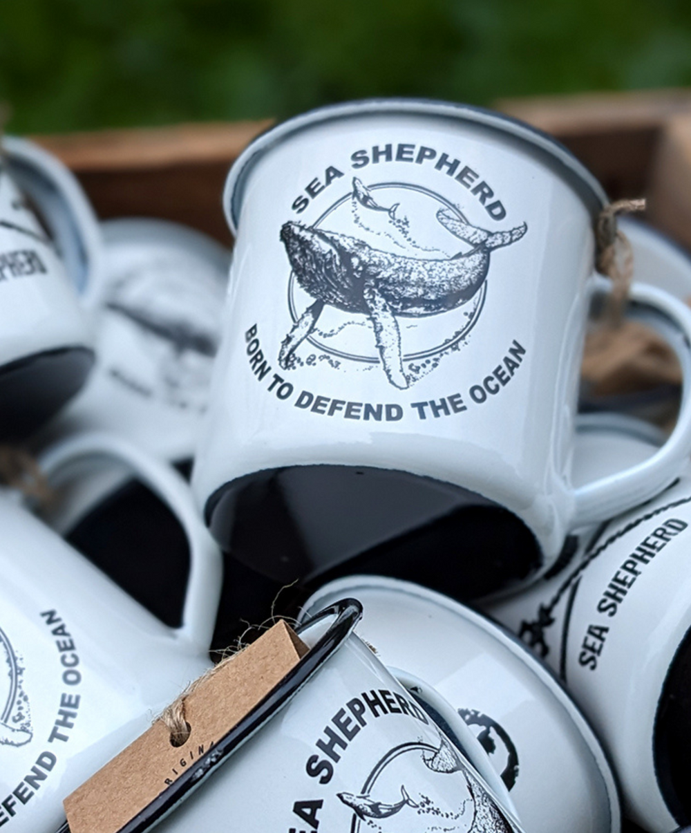 Mug Acier Baleine Defend