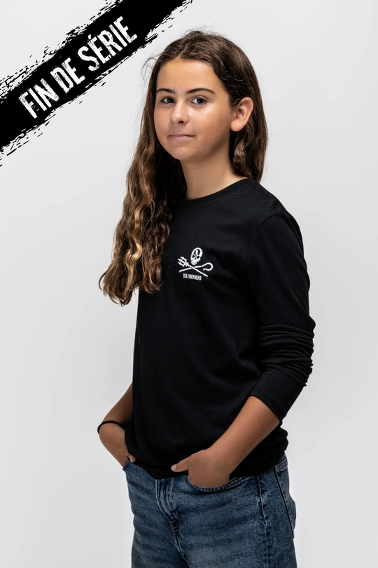 T-shirt Kids Jolly Roger Manches longues