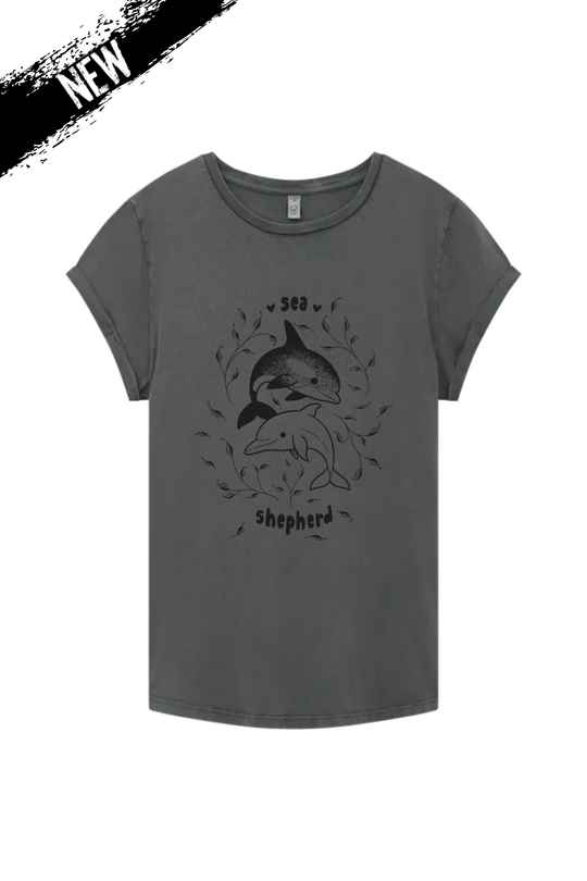 T-shirt Femme Dolphins Duo