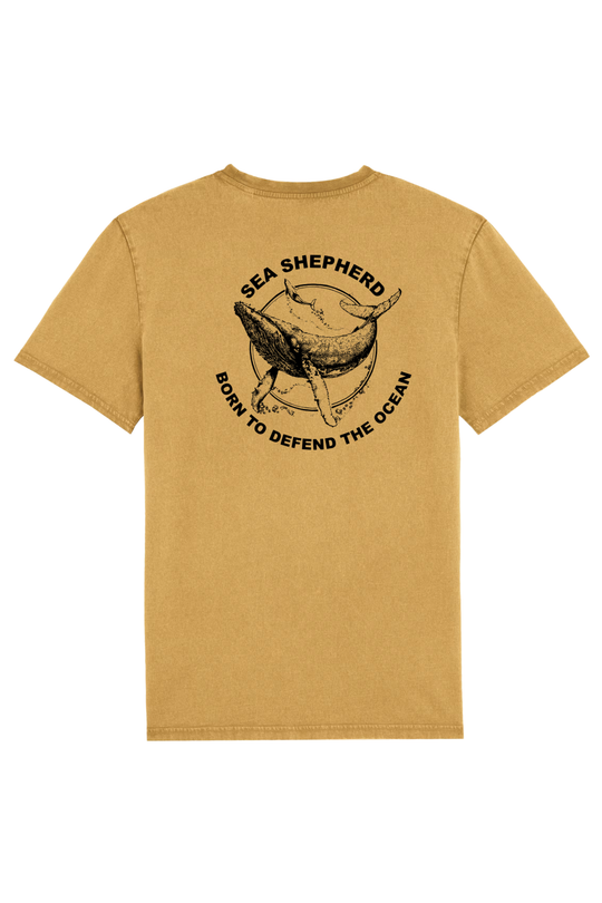 T-shirt Unisexe Baleine Defend Vintage