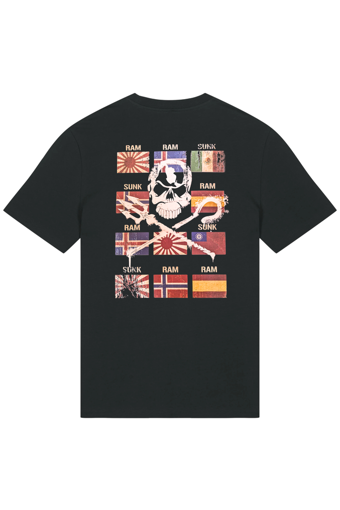 Crâne sauvage et libre - T-shirt unisexe en coton épais Crâne sauvage et libre - T-shirt unisexe en coton épais