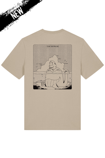 T-shirt Unisexe Sur le Dos du Monde