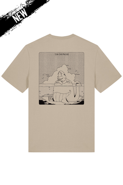 T-shirt Unisexe Sur le Dos du Monde