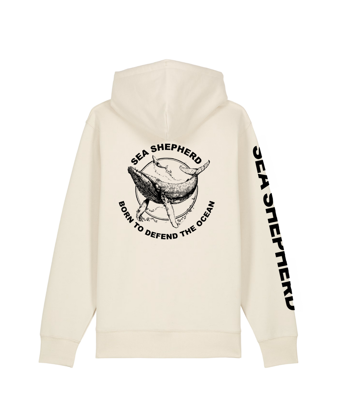 Sweat Zippé Unisexe Baleine Defend