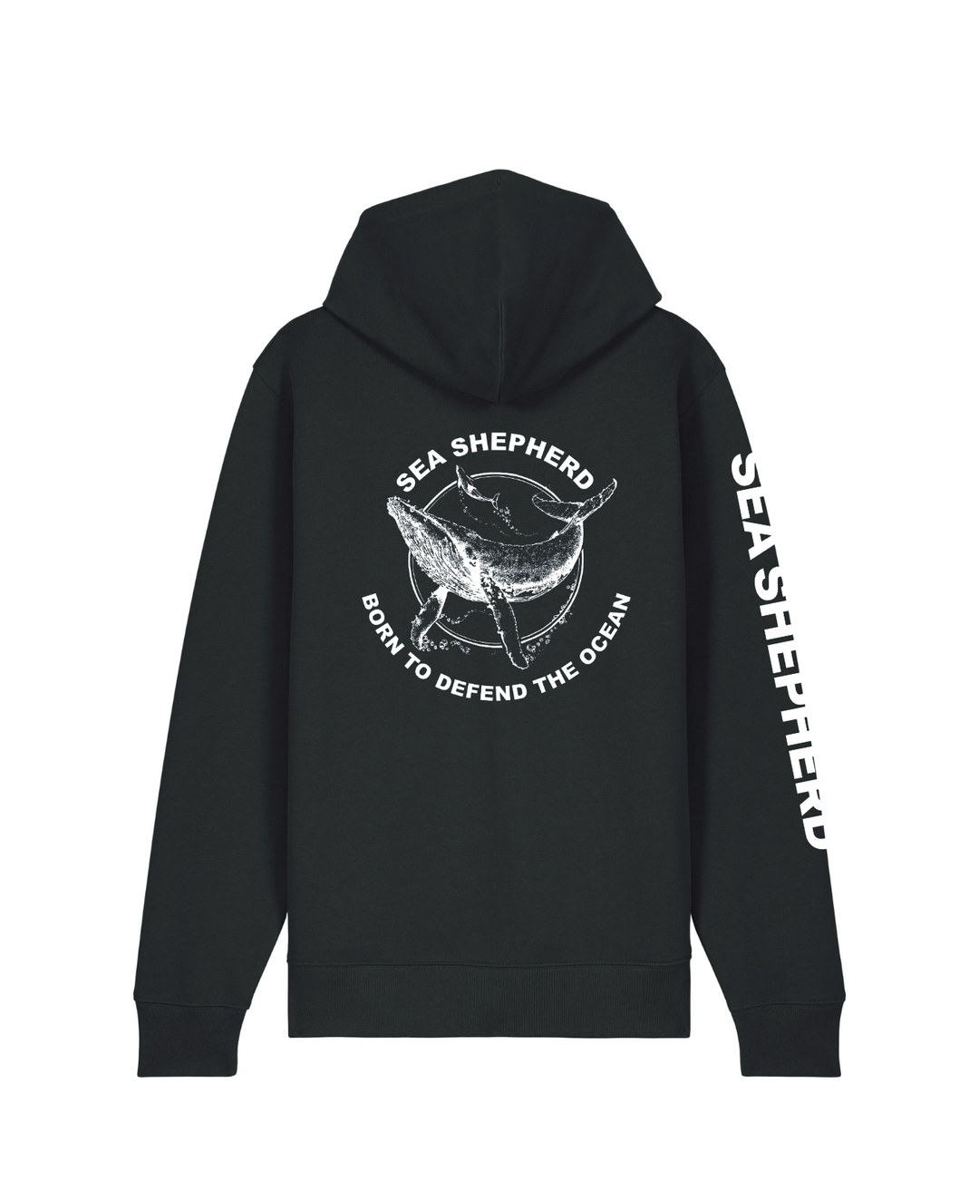 Sweat Zippé Unisexe Baleine Defend