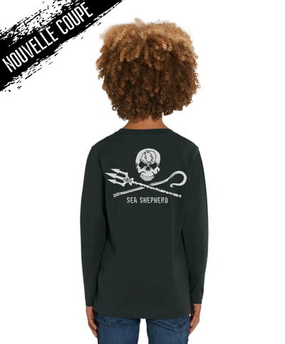 T-shirt Kids Jolly Roger Manches longues