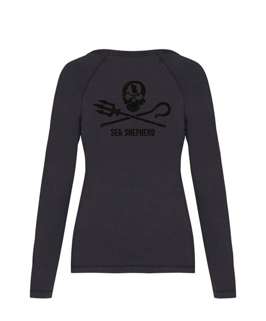 T-shirt Femme Manches Longues Jolly Roger