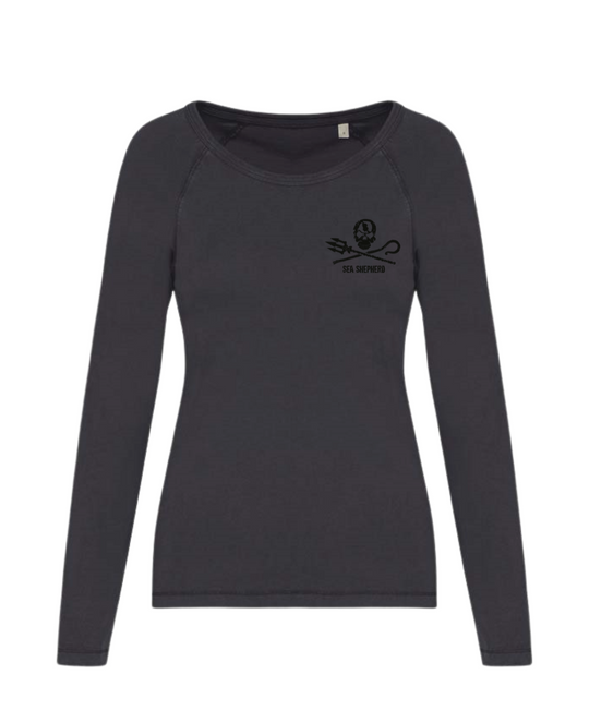 T-shirt Femme Manches Longues Jolly Roger