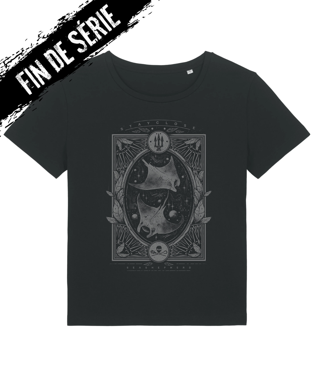 T-shirt Femme Stay Close Raie Manta