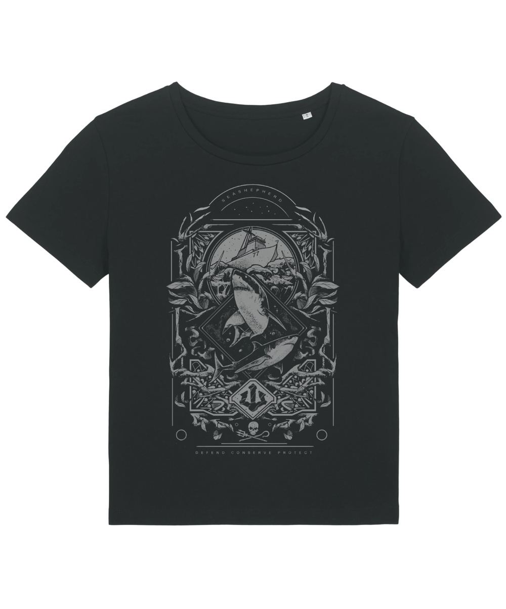 T-shirt Femme Stay Close Requins