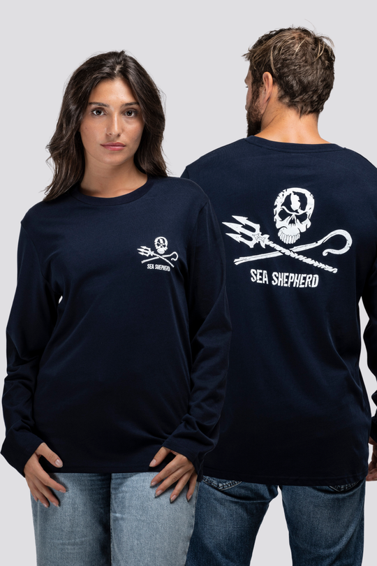 T-Shirt Unisexe Manches Longues Jolly Roger