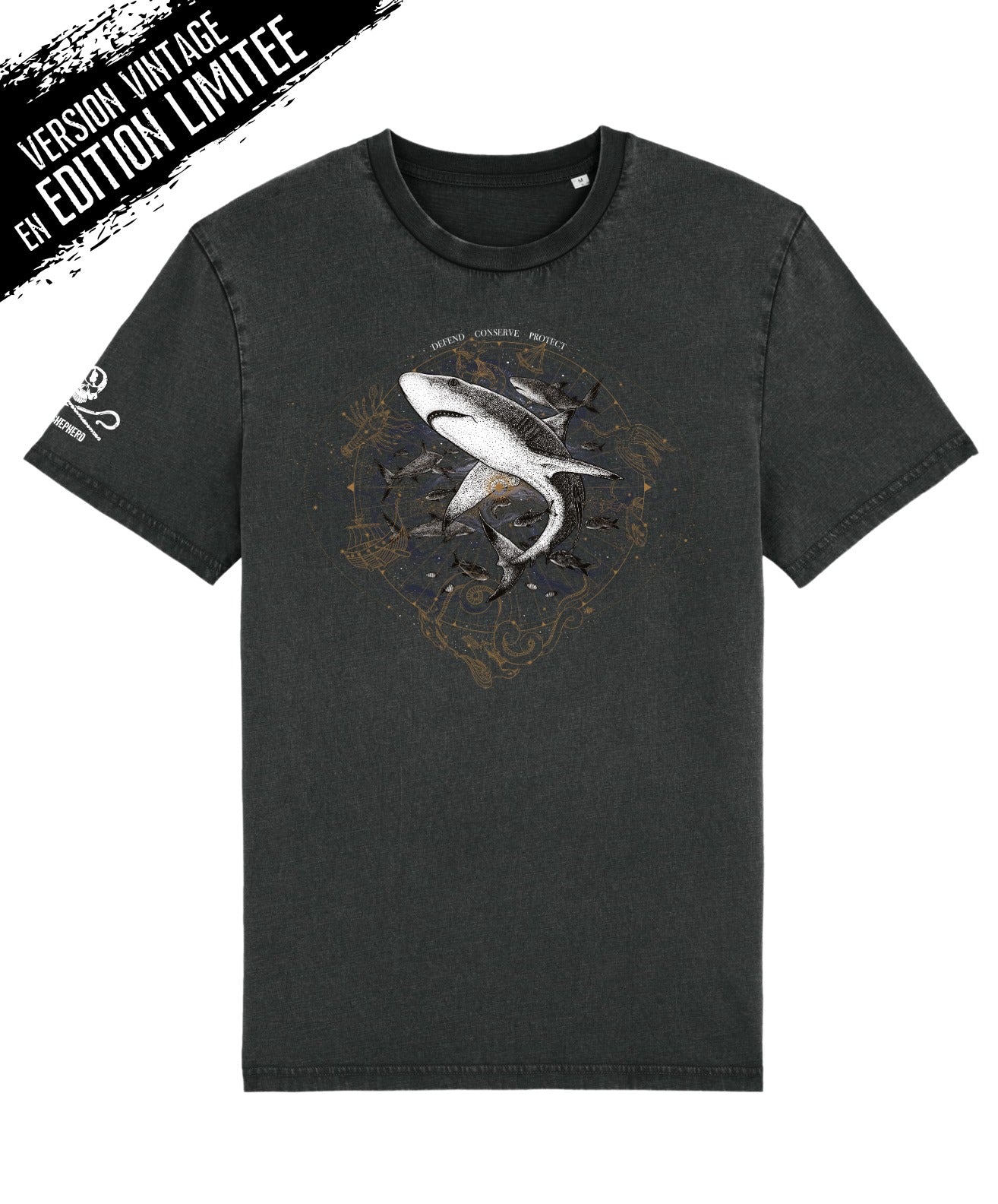 T-shirt Homme Requin Constellation