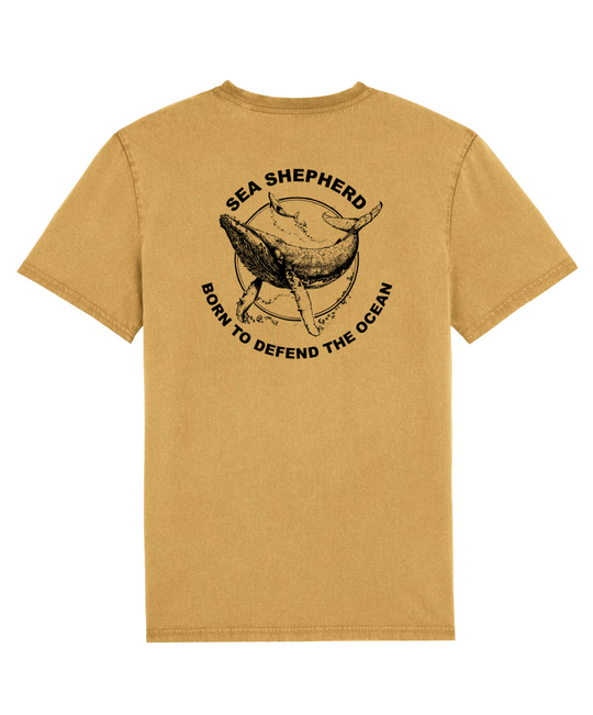 T-shirt Unisexe Baleine Defend Vintage