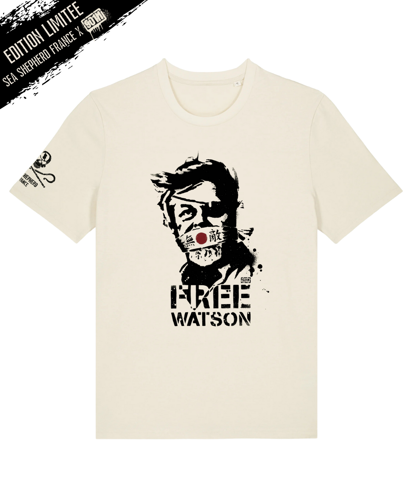 T-shirt Unisexe Free Paul Watson