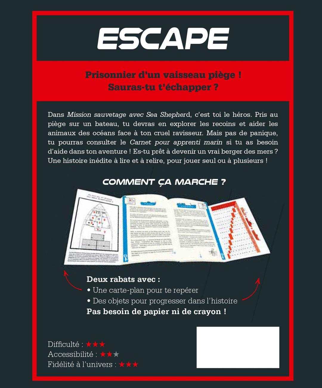 Escape Book Rescue Mission with Sea Shepherd 