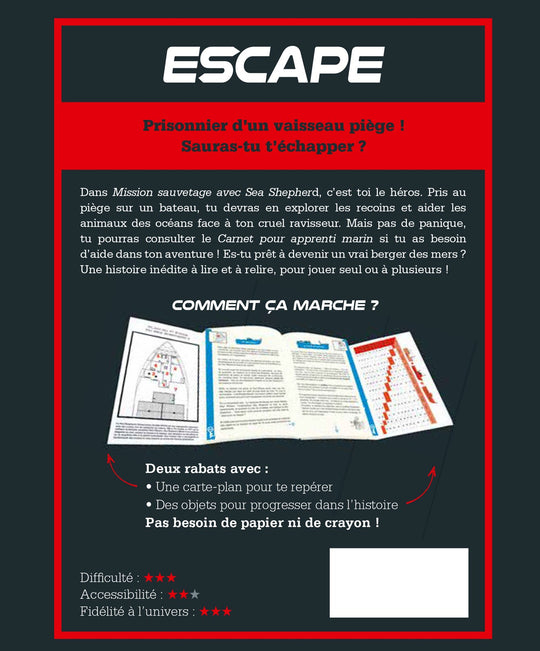 Escape Book Rescue Mission with Sea Shepherd 