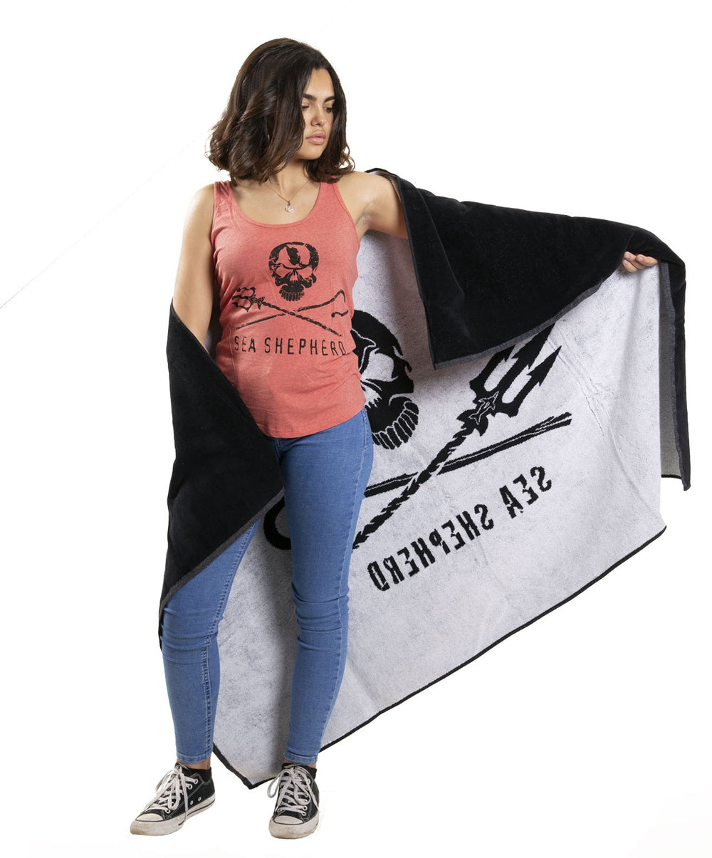 Jolly Roger Beach Towel