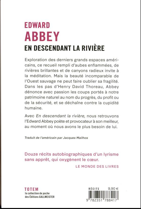 En Descendant la Rivière - Format Poche